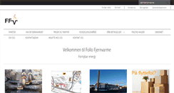 Desktop Screenshot of follofjernvarme.no