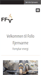 Mobile Screenshot of follofjernvarme.no